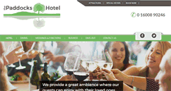 Desktop Screenshot of paddockshotel.com
