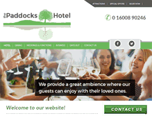 Tablet Screenshot of paddockshotel.com